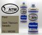 Preview: Ford, Dark Titanium Metallic, YU / M6390: 400ml Sprühdose + 400ml Klarlack - Set, von ATW Autoteile West.